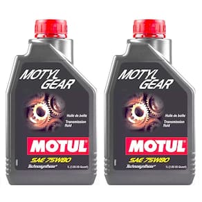 2L Óleos Lubrificante Câmbios Manuais TRANSMISSAO Motul Motyl Gear 75w80 KIT MANUTENÇÃO