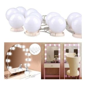 Luz Camarim Ou Parede Auto-colante 10 Lâmpadas 3 Cores Led