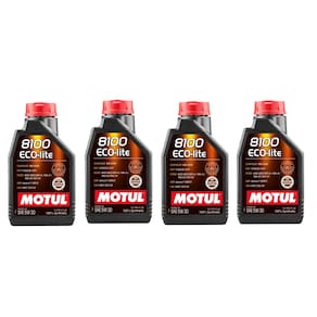KIT 4L Óleo De Motor Alta Economia Motul 8100 Ecolite 5w30 Api Sp TOYOTA HYUNDAI KIA FORD HONDA MAZDA MITSUBISHI NISSAN