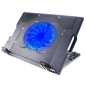 Suporte Para Notebook Com 1 Fan Rise Mode Galaxy Black X6 LED - RM-CN-06-BB