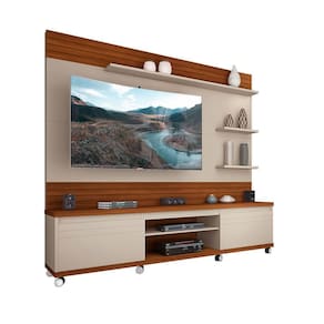 Estante Home para TV até 70 polegadas Cedro Off White/Freijó