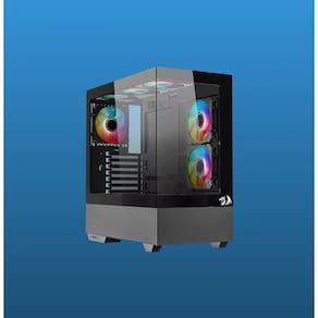 Gabinete Gamer Redragon Reflect Pro Preto Vidro Mid Tower Pt