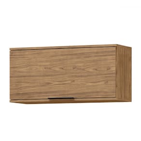 Armário Aéreo Cozinha Cloe 1 Porta Basculante 100% Mdf Freijó Ato02 - Pnr Móveis