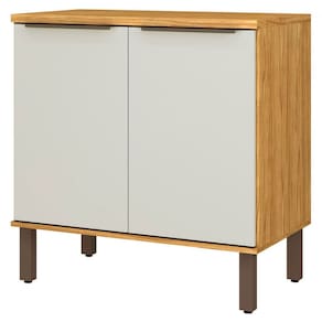 Armário de Cozinha Amélia 80 Cm 2 Portas 1 Prateleira Marrocos/Off White - Pnr Móveis