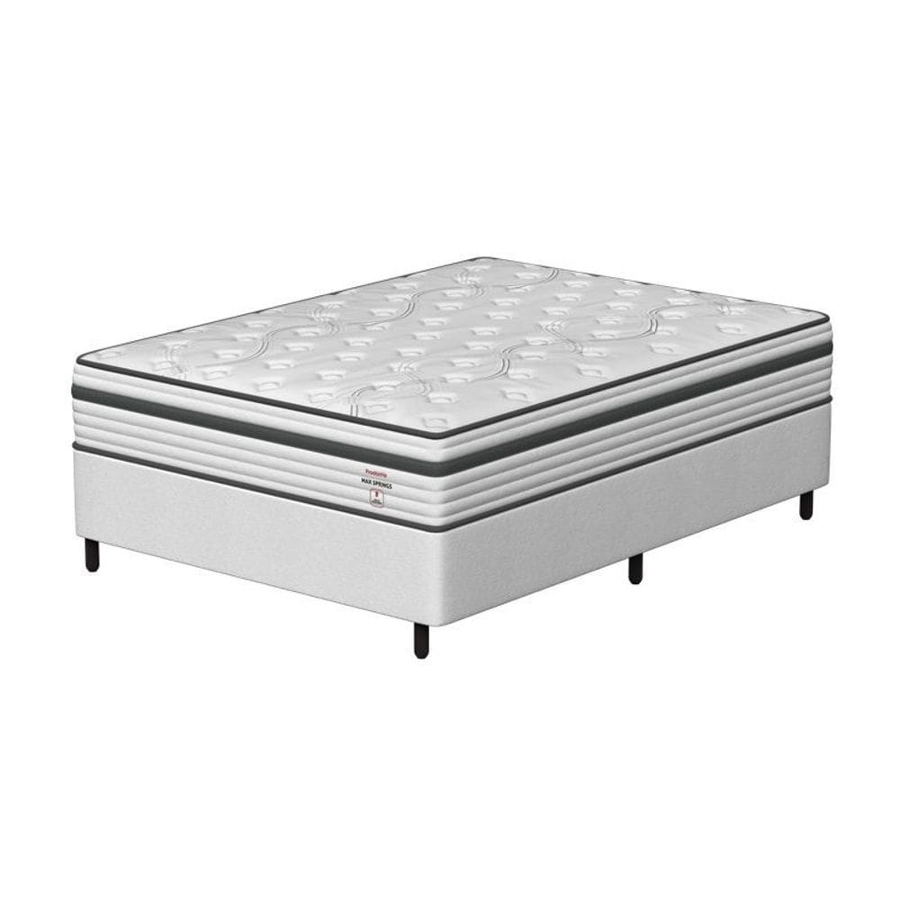 Conjunto Box Casal Mola Ensacada Prodormir Max Springs