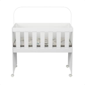 Mini Berço Chiquerinho Com Colçhão 5 Em 1 Em MDF Rubi