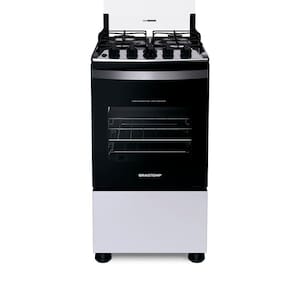Fogão Brastemp 4 Bocas Com Dupla Chama e Grades Individuais Branco BFO4EBB - Bivolt