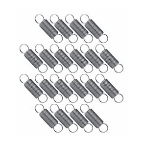 Kit 20 Molas Ideal Para Cerca Elétrica De Aço Inox Ajuste Prata