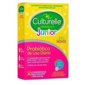 CULTURELLE JúNIOR PROBIóTICO 30 CPR MASTIGáVEIS