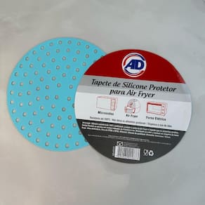 Protetor de Cesto Air Fryer 19,5cm Silicone Reutilizável