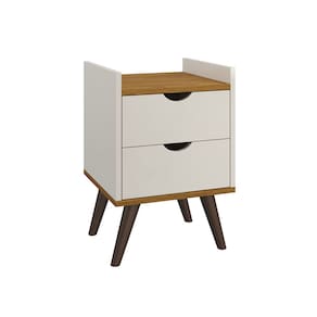 Imagem Mesa de Cabeceira 2 Gavetas Juma Quarto Retrô Estilo