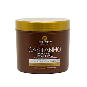 Mascara Tonalizante Castanho Royal Felicity 500gr