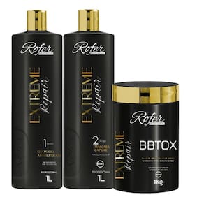 Kit Progressiva + Botox Extreme Repair Blond Rofer 3x1L