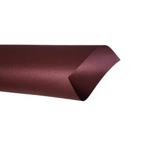 Papel Perolado 180g – Formato A4 - Malbec Bordô Frente e Verso - 10 folhas