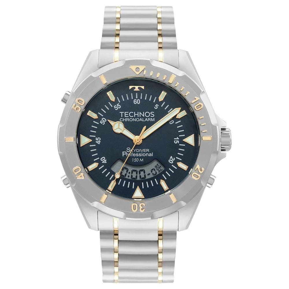 Relógio Technos Masculino Skydiver Bicolor - Wt2050axn/1a