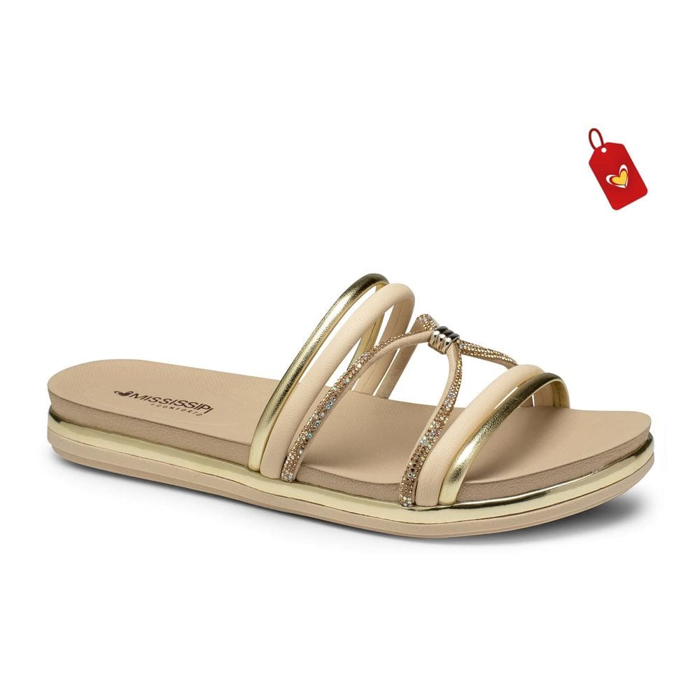 Sandália Papete Feminina Mississipi Mb761-0001