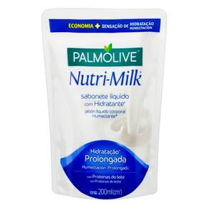 Sabonete Líquido Palmolive Nutri-Milk Hidratante Refil com 200ml