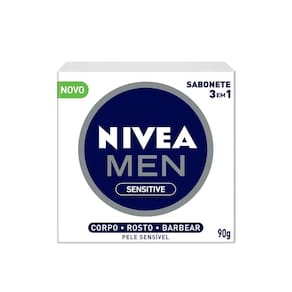 Sabonete em Barra 3 em 1 Nivea Men Sensitive 90g