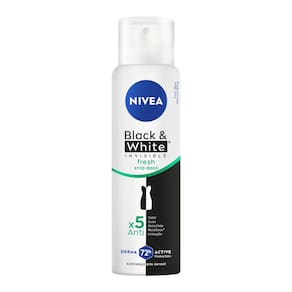 Desodorante Antitranspirante Aerosol Nivea Invisible Black & White Fresh 150ml