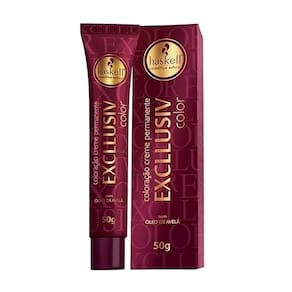 Tintura Creme Haskell Excllusiv Color Castanho Médio 4.0 50g