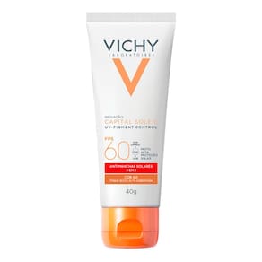 Protetor Solar Vichy Capital Soleil UV-Pigment Control FPS60 Cor 4.0 40g