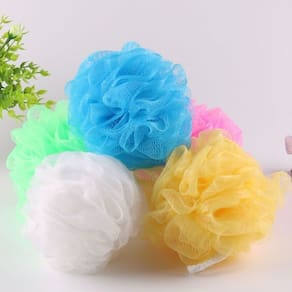 Kit 6 Esponja Para Banho Cordinha Bucha de Nylon com Bolinhas