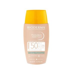 Bioderma Photoderm Nude Touch Mineral Protetor Solar FPS 50+ Cor 1.0 Cobertura Natural e Iluminada 40ml