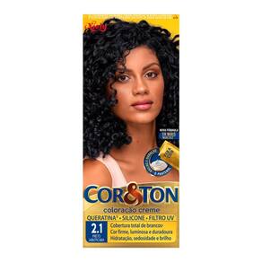 Coloração Creme Cor&Ton Niely Cor Preto Jabuticaba 2.1