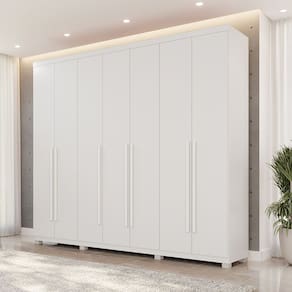 Guarda Roupa Casal 7 Portas com Pés Istambul Benetil