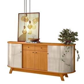 Aparador Para Sala Buffet Mônaco Cinamomo Off White – Madetec