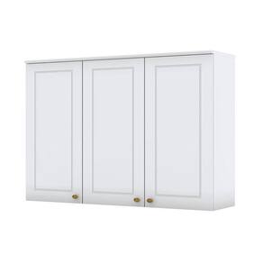 Armário Aéreo 3 Portas 120 Cm Americana Branco – Henn
