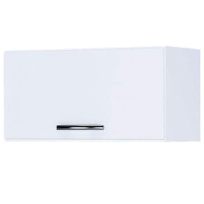 Armário Aéreo De Cozinha 1 Porta Branco Brilho – Ajl