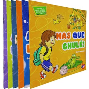 Coleção Coisa de Criança Formato 22x22 cm Lombada com Grampos 6 Livros: A Idade da Terra, Ana e Meu Pai, Etc.