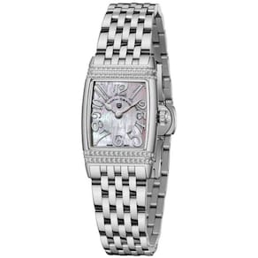 Relógio Feminino Quartzo Design Fino Elegante Com Strass Em Aço Inoxidavel Impermavel Branco Prata