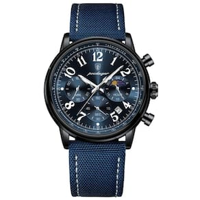 Relógio Esportivo Militar Masculino à Prova D`agua Quartzo Multifuncional Azul
