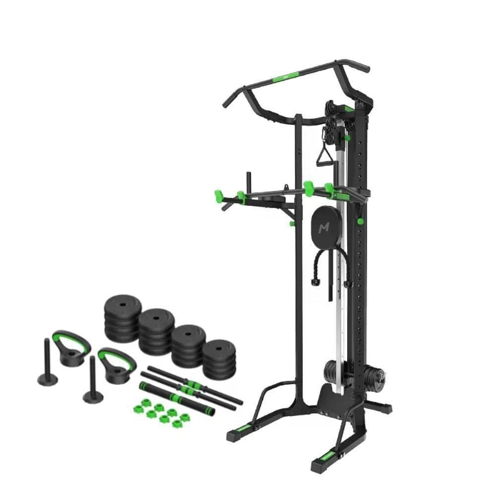 Estação De Musculação Residencial M3 + Kit De Musculação Move