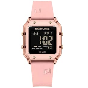 Relógio Feminino Esportivo Multifuncional Digital 5atm A Prova D´agua Rosa