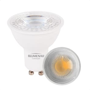 Kit 10 Lâmpada Led Dicroica Mr16 Tdl 7w Bivolt Blumenau 6500k Frio