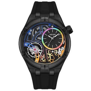 Relógio De Quartzo Esportivo Militar Masculino Pulseira De Silicone Impermeável Preto
