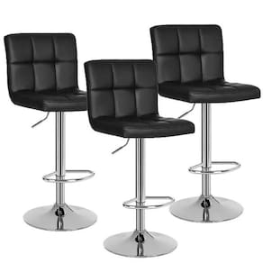 Kit 3 Banqueta Gomos Preto – Estilo Moderno, Conforto E Versatilidade Para Seu Ambiente