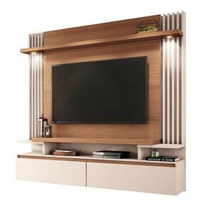 Painel Para Home Suspenso Cosmo Nature Off White - Hb Móveis