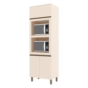 Armário Paneleiro Torre Quente 2 Fornos Connect Off White – Henn