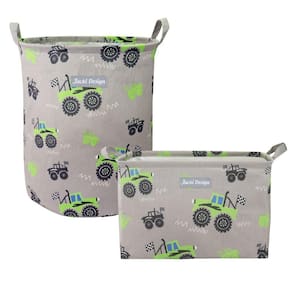 Kit Cestos Organizadores Infantil Jacki Design Cinza