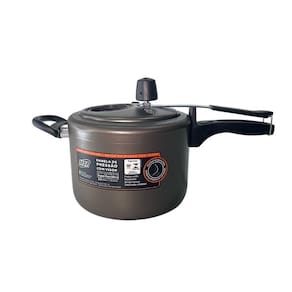 Panela De Pressão Antiaderente Grafite C/visor De Vidro 4,5l 6000