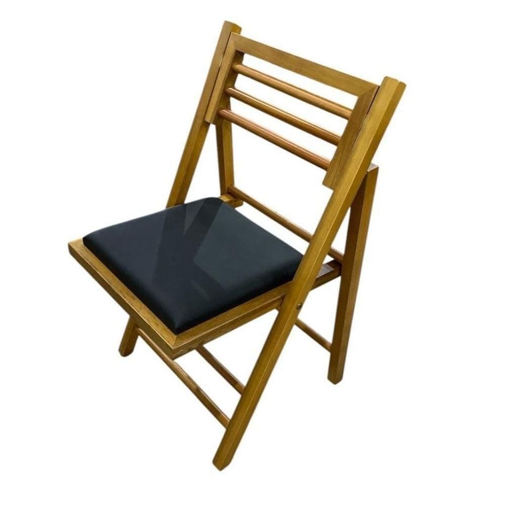 Cadeira Dobrável Encosto Giratório Mel