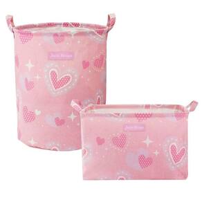Kit Cestos Organizadores Infantil Jacki Design Rosa