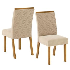 Cadeira Para Mesa De Jantar Melissa Kit 02 Peças Linho – Henn