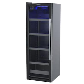 Cervejeira Expositora Venax Porta Invertida Blue Light 209L Preto 110V