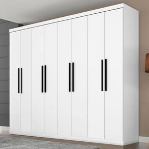 Guarda Roupa Casal Ambiente 1684 Branco - Araplac