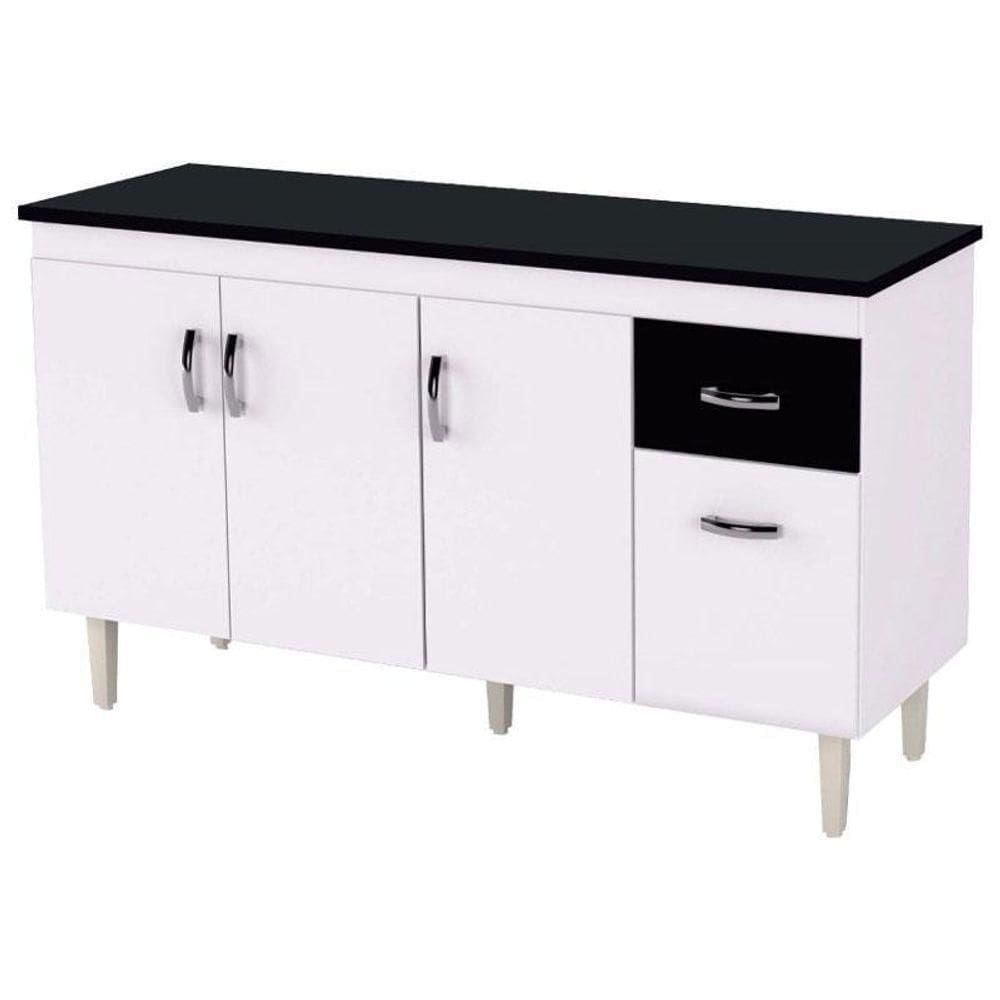 Balcão De Pia Gabriela 150 Cm Branco - Ajl